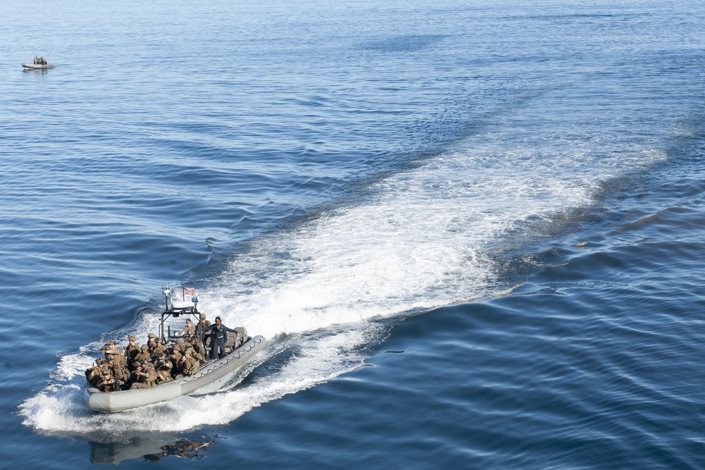 Small Boat Talisman Sabre 2021 Exercise aboard USS New Orleans