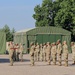 Deployed movement control teams conduct transfer of authority ceremony in Lithuania