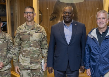 SECDEF visits Ft. Wainwright and Eielson AFB, Alaska
