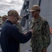 USS Jackson (LCS 6) Sailors Frocked at All-hands Call