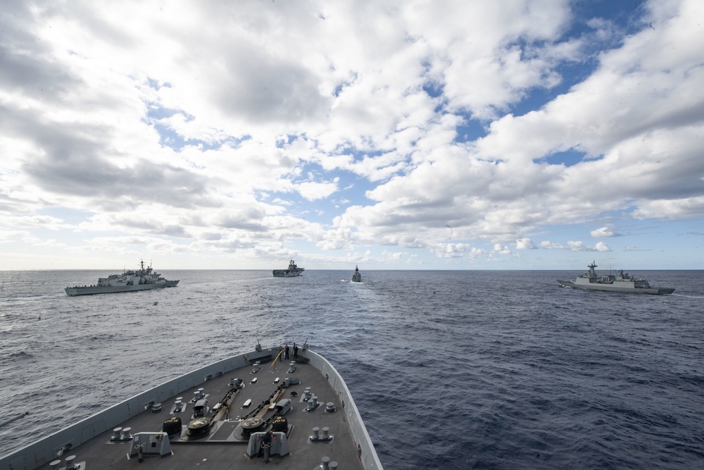 Talisman Sabre Formation aboard USS New Orleans 2021