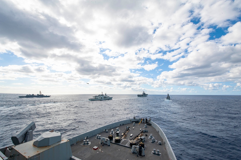 Talisman Sabre Formation aboard USS New Orleans 2021