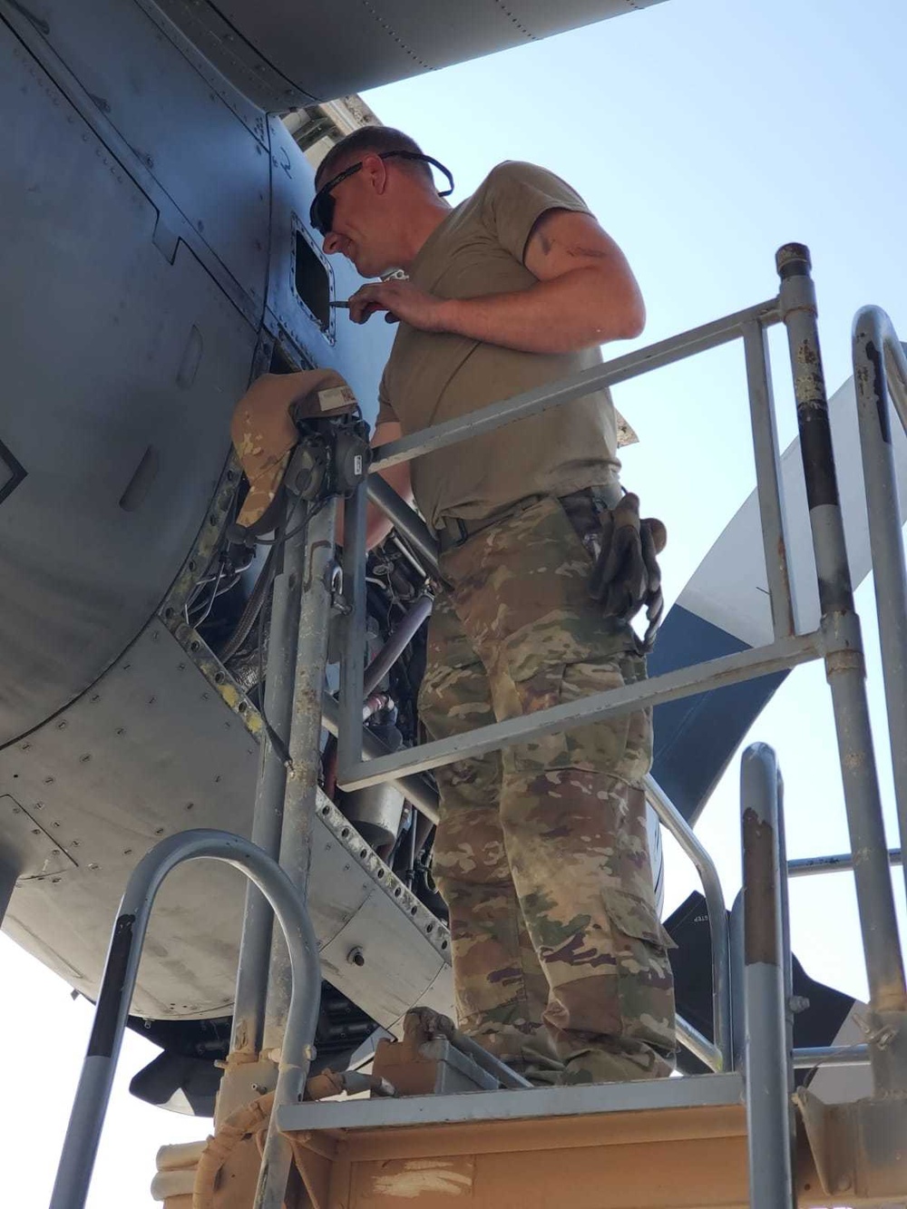 24-hour operations for the U.S. Air Force C-130 Hercules maintainers