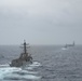 USS Ronald Reagan (CVN 76) Underway Operations with  French Navy frigate FS Languedoc (D653)