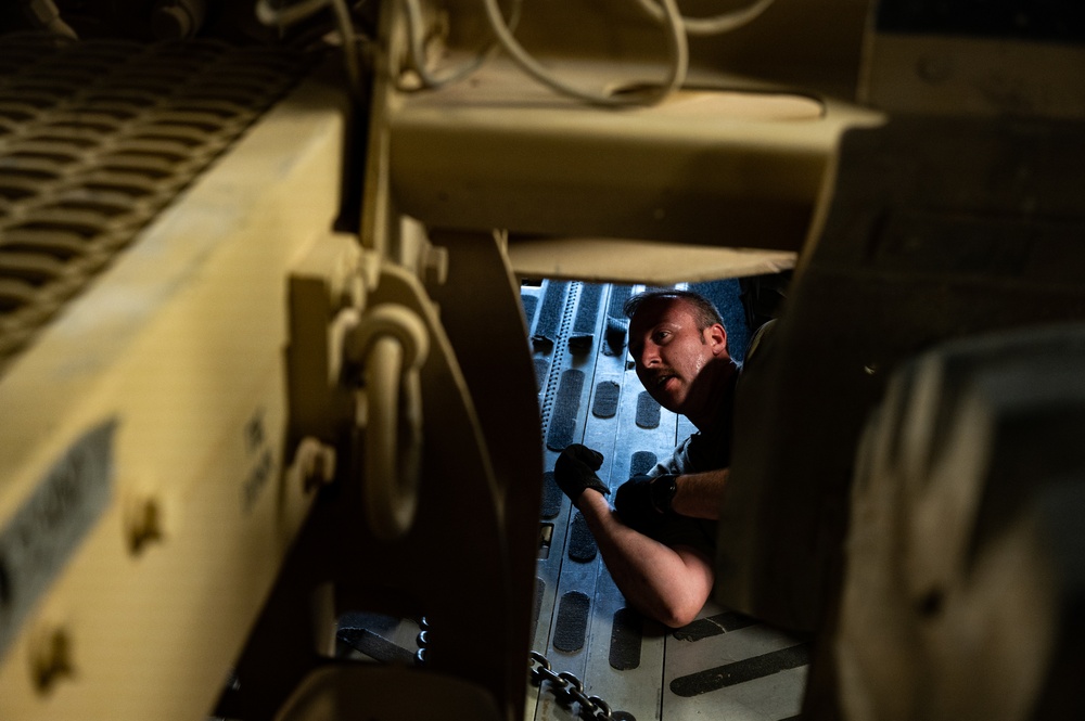 816th Expeditionary Airlift Squadron Moves Cargo in Support of Combined Joint Task Force-Operation Inherent Resolve