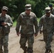 Brigadier General Stephen Logan, Deputy Adjutant General Hawaii National Guard visits his troops at Fort Polk, La.