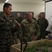 Brigadier General Stephen Logan, Deputy Adjutant General Hawaii National Guard visits his troops at Fort Polk, La.