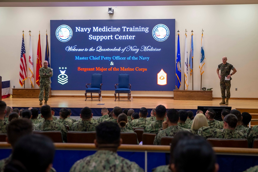 SMMC visits the Navy Medicine Training Support Center