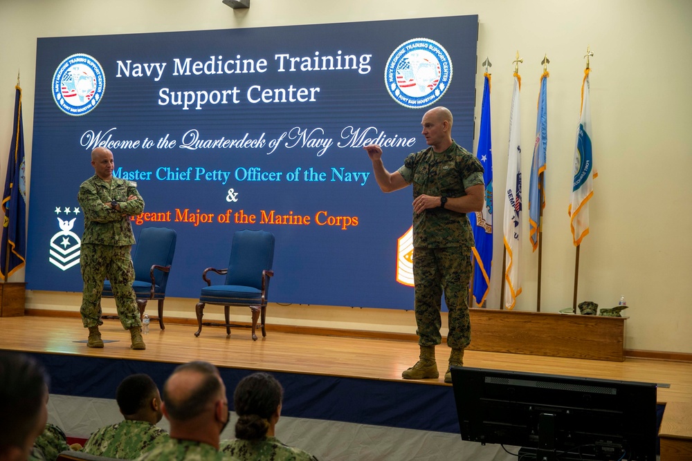 SMMC visits the Navy Medicine Training Support Center