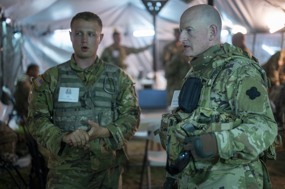 BG Hafley Visits 785th MP Bn.