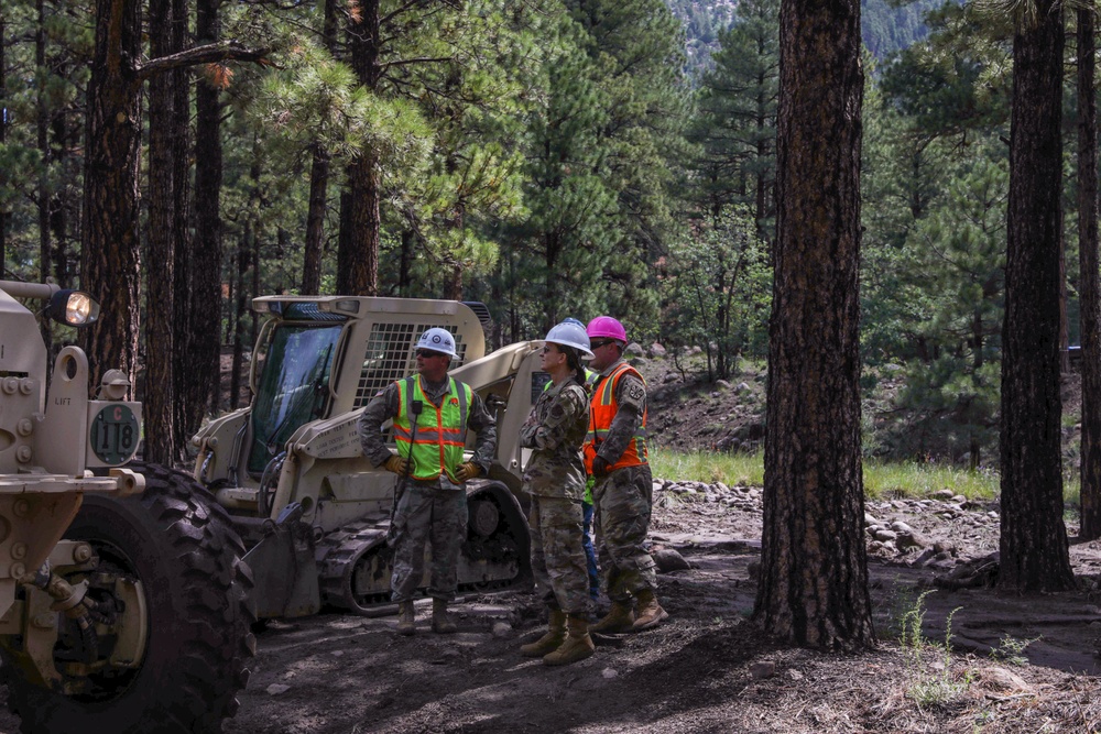 Arizona National Guard Adjutant General reviews flood recovery support in Flagstaff