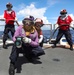 USS Benfold Conducts Flight Deck Drill
