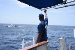 Coast Guard Harriet Lane crewmembers interdict $16 million worth of illicit drugs, return home following 72-day Caribbean Sea patrol