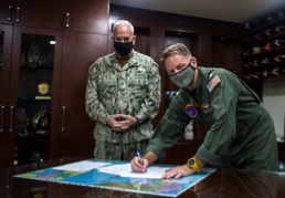 COMLOG WESTPAC/CTF 73 Holds Change of Command