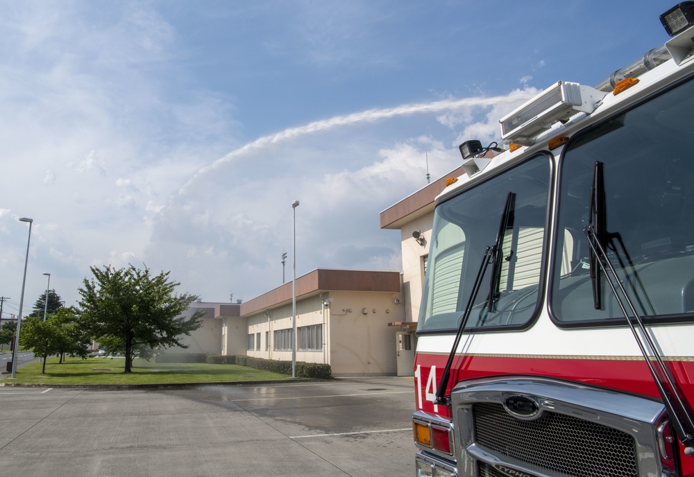 374th Firefighters Cool for the Summer