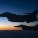 Two U.S. Air Force F-16 Fighting Flacon Aircraft fly Through The Sky