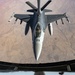 U.S. KC-135 Stratotanker Aircraft Refuels A U.S. Air Force F-16 Fighting Falcon