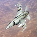 U.S. Air Force F-16 Fighting Falcon Aircraft Flies Through The Sky