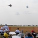 USS North Dakota Sailors and Veterans Watch the Fargo AirSho During Fargo Navy Week