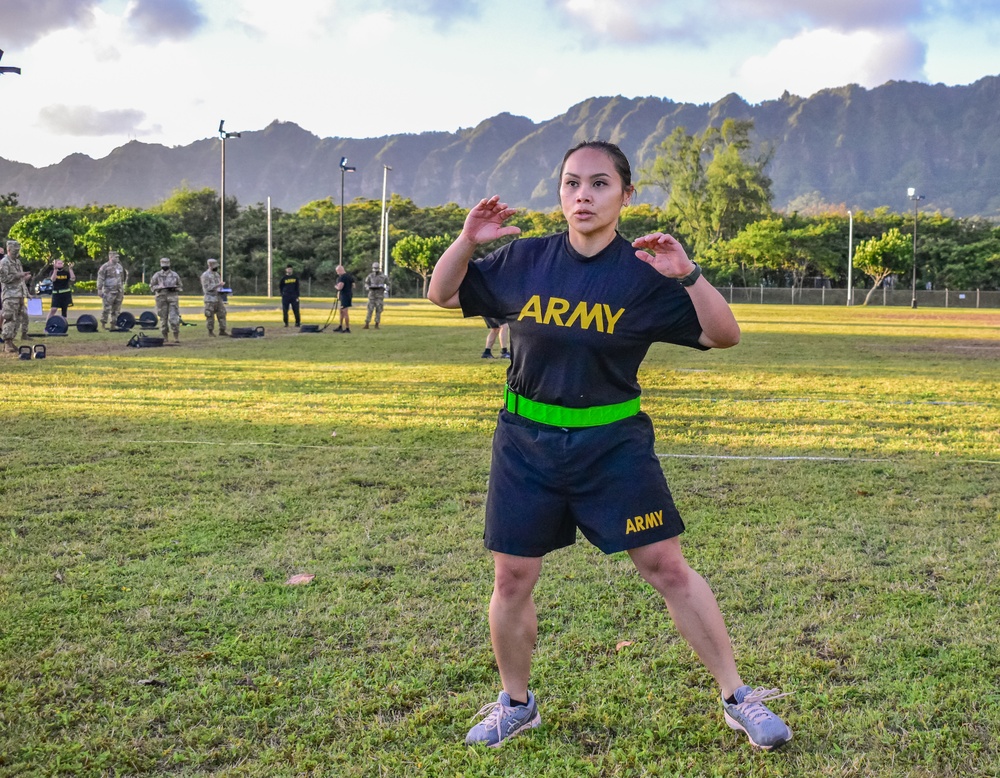 103d Troop Command conducts ACFT