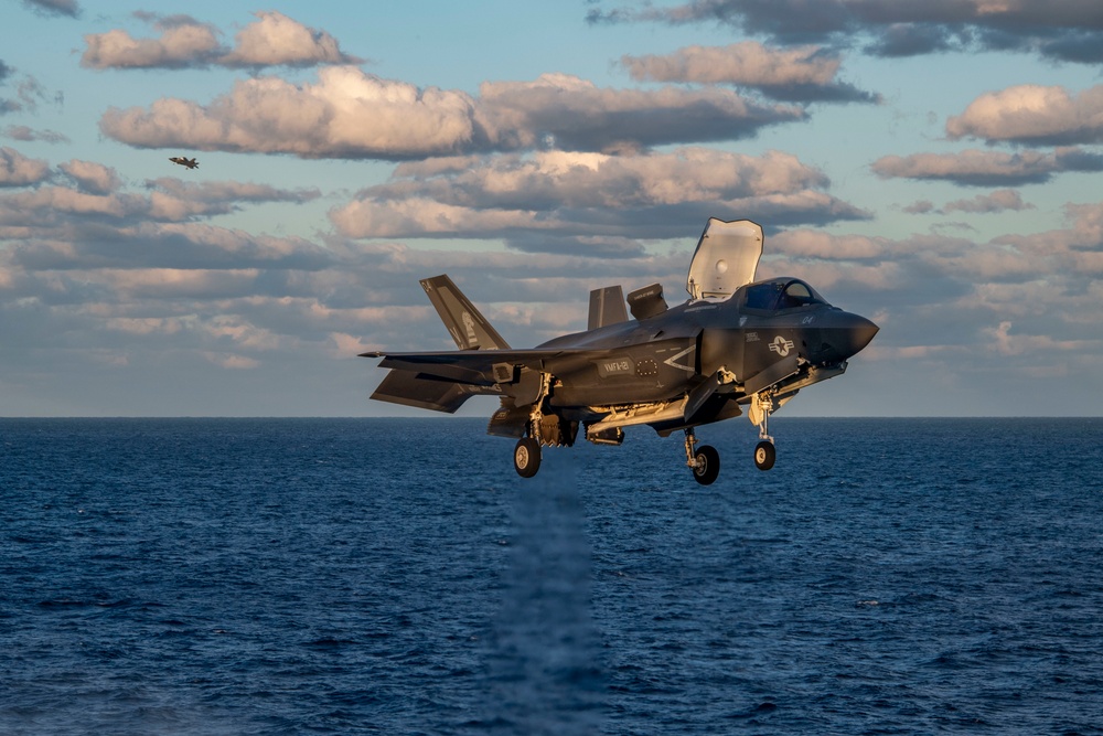 USS America (LHA 6) Conducts Flight Operations