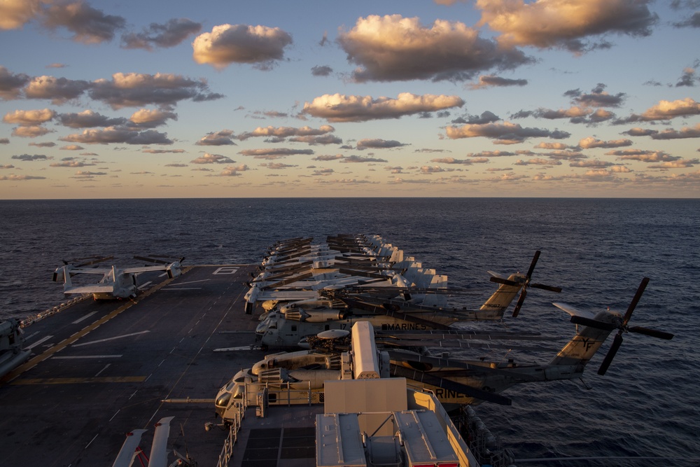 USS America (LHA 6) Conducts Flight Operations