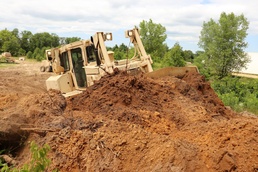 950th Engineer Company Soldiers latest to work on troop project for Fort McCoy DPW area