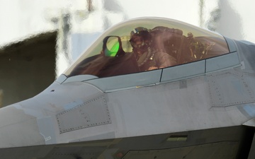 F-22s arrive at Antonio B. Won Pat International Airport