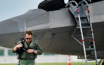 F-22s arrive at Antonio B. Won Pat International Airport