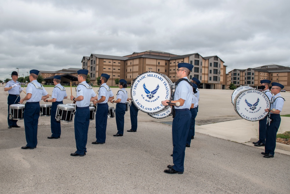 U.S. Air Force Basic Military Training Graduation and Coining Ceremony