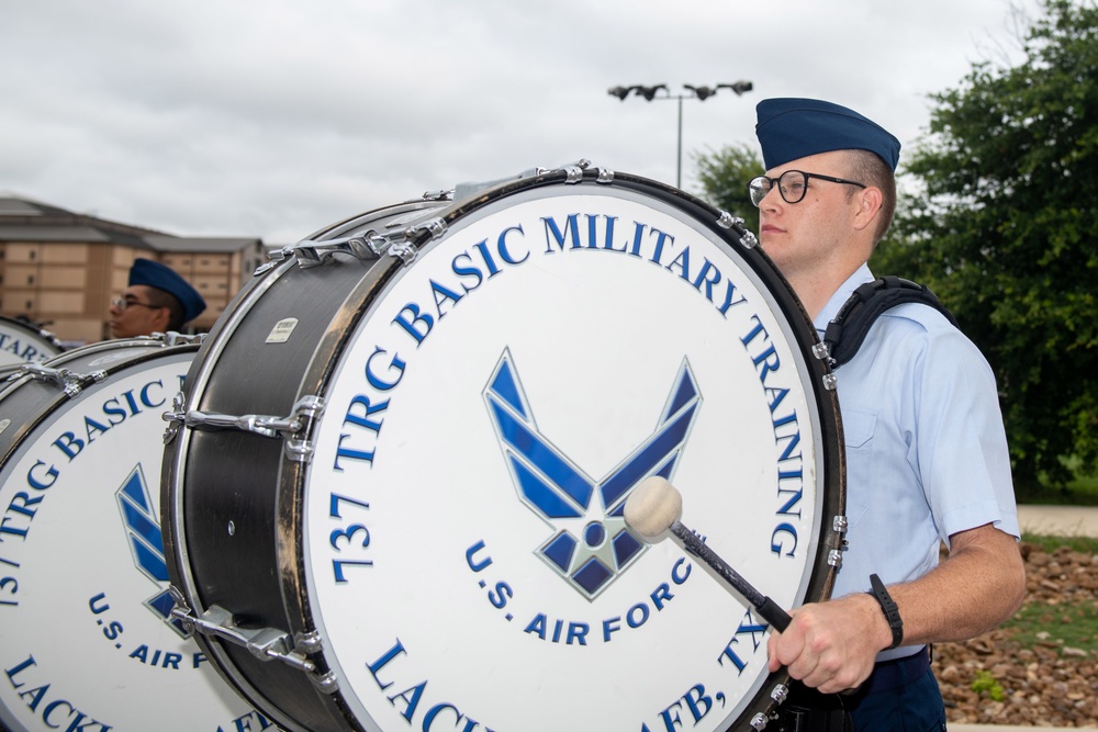 U.S. Air Force Basic Military Training Graduation and Coining Ceremony