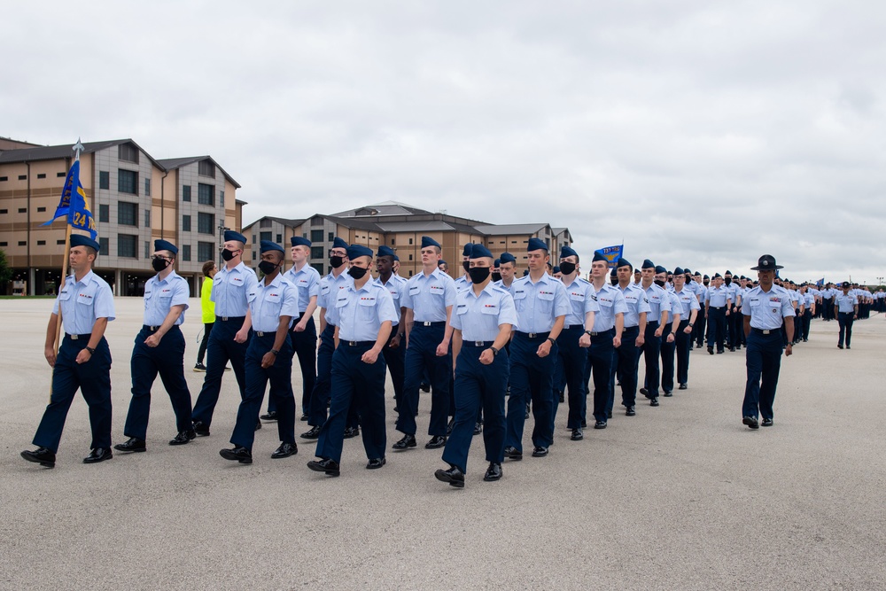 U.S. Air Force Basic Military Training Graduation and Coining Ceremony