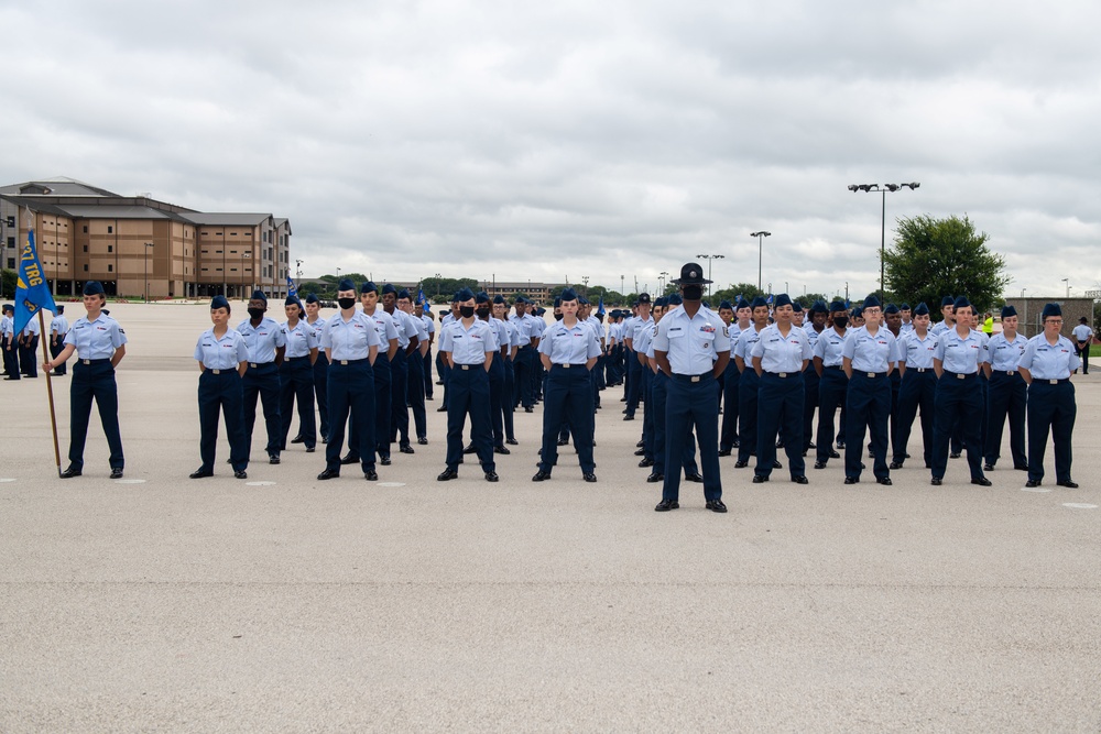 U.S. Air Force Basic Military Training Graduation and Coining Ceremony