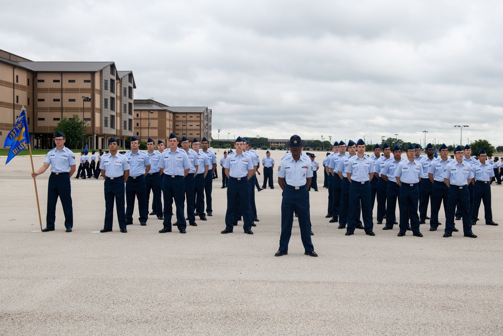 U.S. Air Force Basic Military Training Graduation and Coining Ceremony