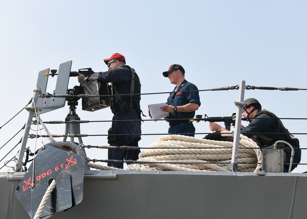 Naval Station Norfolk and USS Ramage Participate in an Active Shooter Training