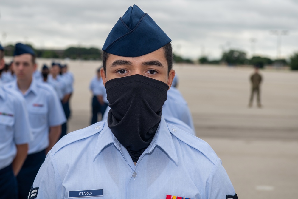 U.S. Air Force Basic Military Training Graduation and Coining Ceremony