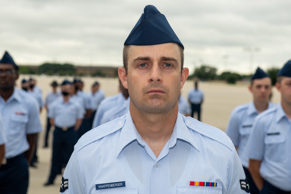 U.S. Air Force Basic Military Training Graduation and Coining Ceremony