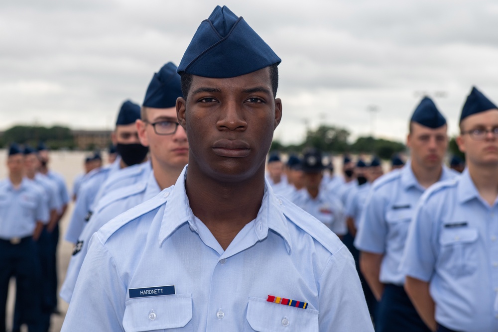 U.S. Air Force Basic Military Training Graduation and Coining Ceremony