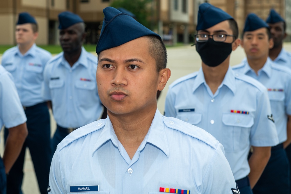 U.S. Air Force Basic Military Training Graduation and Coining Ceremony