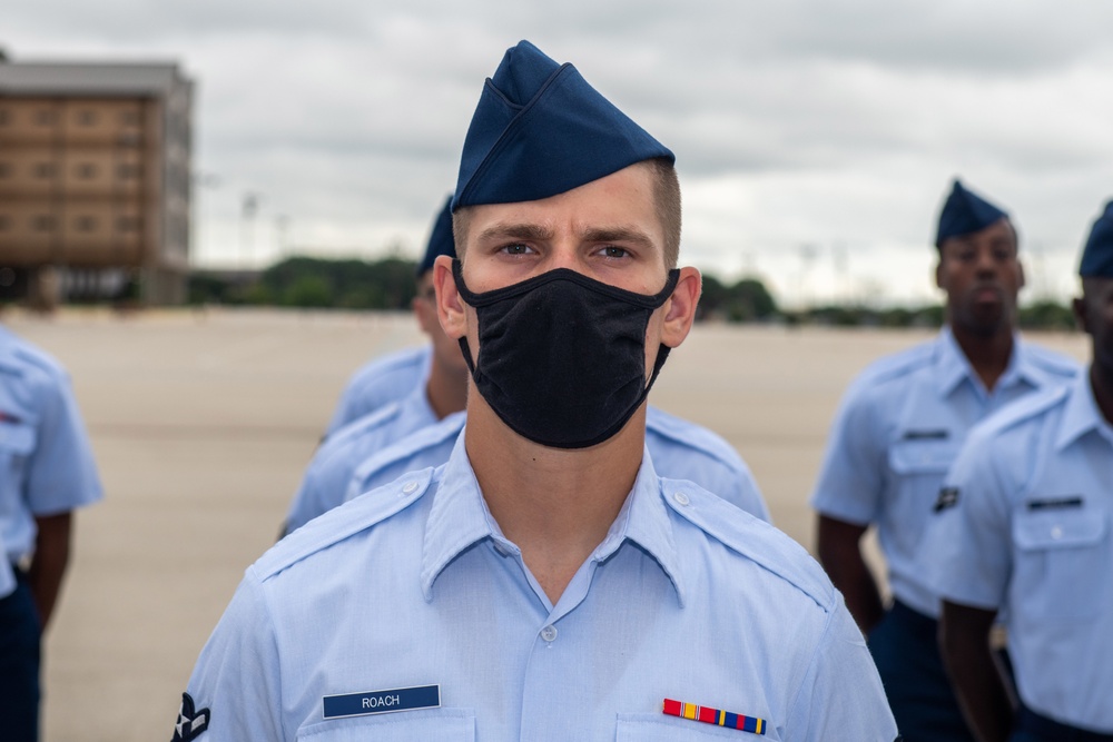 U.S. Air Force Basic Military Training Graduation and Coining Ceremony