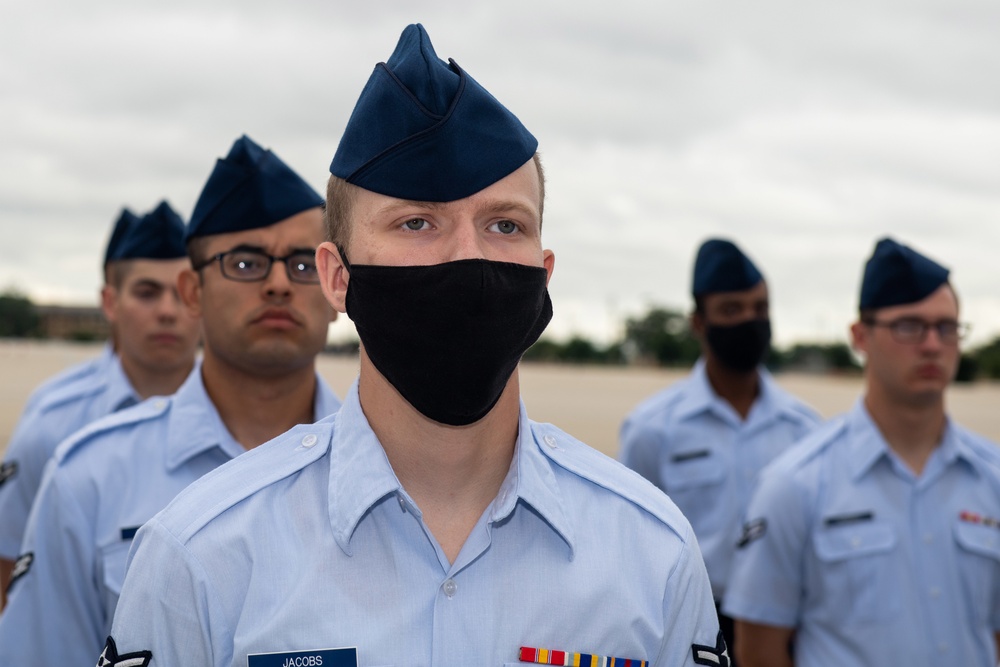 U.S. Air Force Basic Military Training Graduation and Coining Ceremony