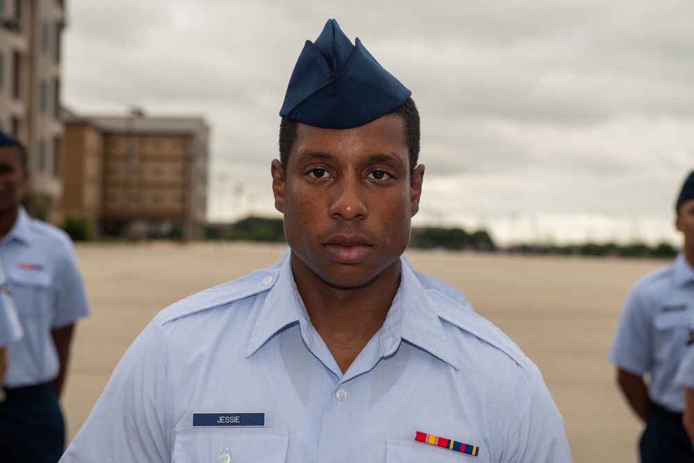 U.S. Air Force Basic Military Training Graduation and Coining Ceremony