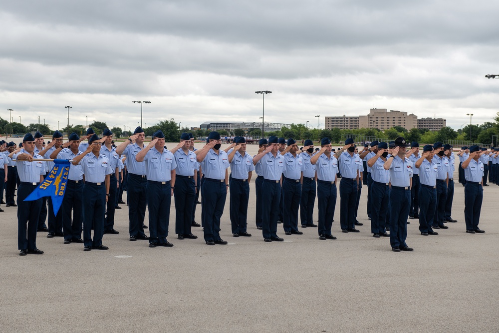 U.S. Air Force Basic Military Training Graduation and Coining Ceremony