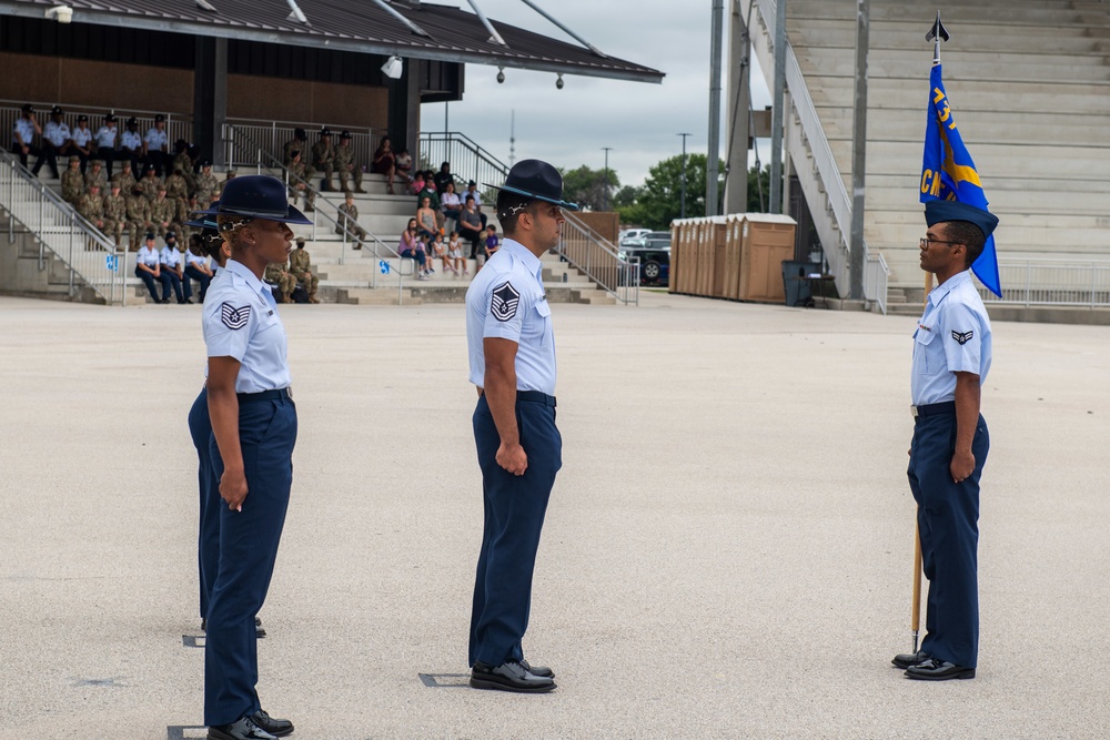 U.S. Air Force Basic Military Training Graduation and Coining Ceremony