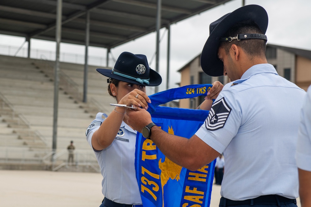 U.S. Air Force Basic Military Training Graduation and Coining Ceremony