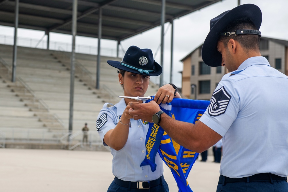 U.S. Air Force Basic Military Training Graduation and Coining Ceremony