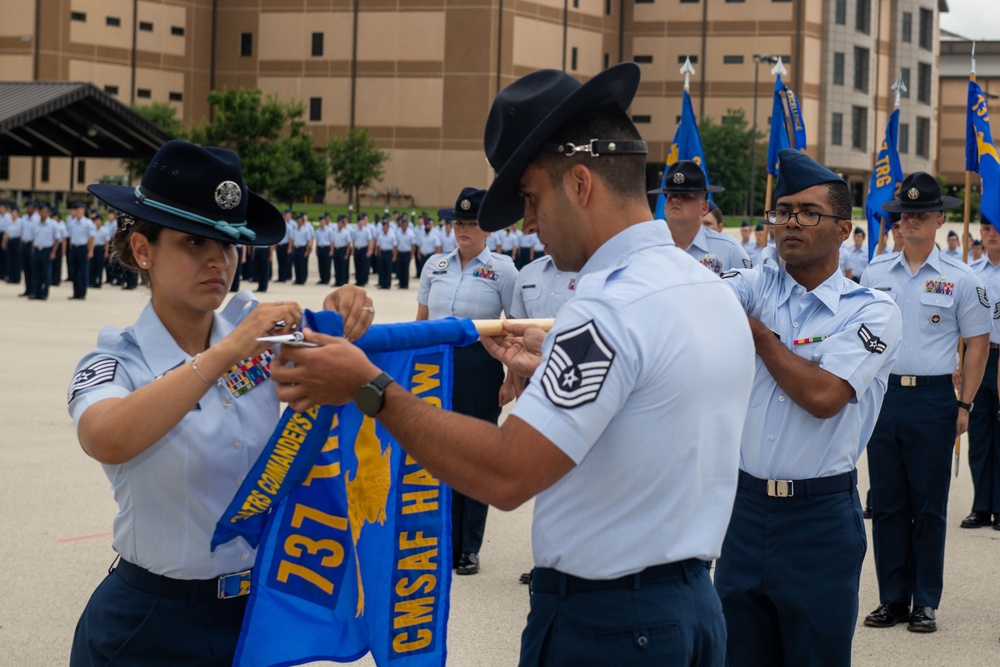 U.S. Air Force Basic Military Training Graduation and Coining Ceremony