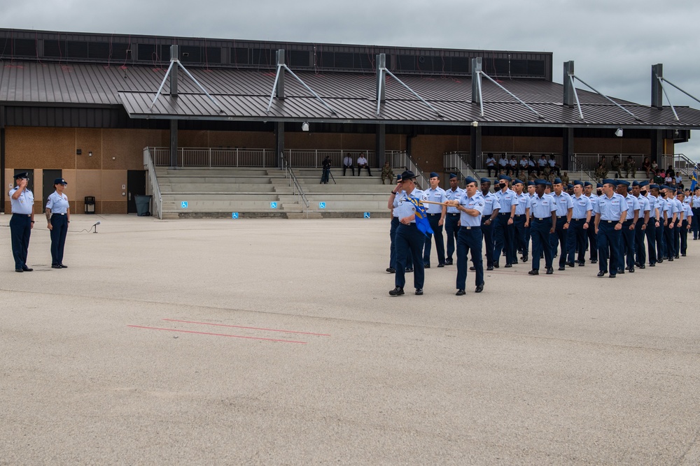 U.S. Air Force Basic Military Training Graduation and Coining Ceremony