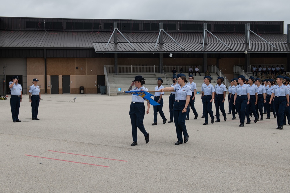 U.S. Air Force Basic Military Training Graduation and Coining Ceremony