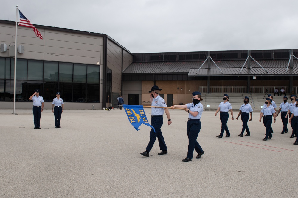 U.S. Air Force Basic Military Training Graduation and Coining Ceremony